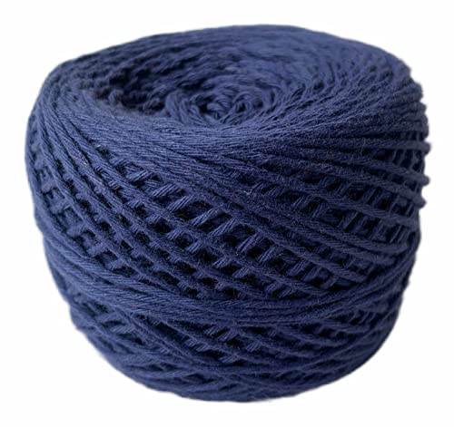 Image of Crochet Now 100% Cotton Yarn 8 Ply (100 Grams) goes with 5-6mm Hooks (Navy Blue)