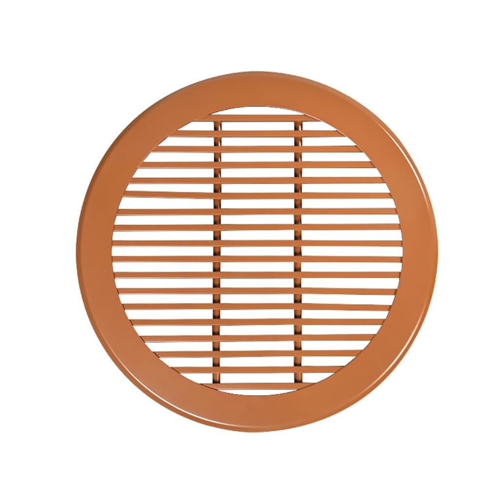 Lüftungsabdeckung – Runde Lüftungsöffnung – HVAC-Lüftungsöffnungen Für Badezimmer Heimbüro - Lüftungsgitter/Abdeckung(Brown,55cm/22in)