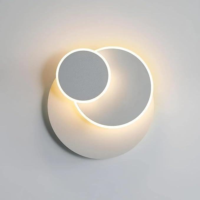 DELIPOP DELIPOP Wandlamp, 15 W, led, creatief, 3-in-1, robuuste bescherming, wandlamp, binnen, modern, eenvoudig, woonkamer, oprit, balkon, led-lamp, chroom, slaapkamer, hoofdeinde