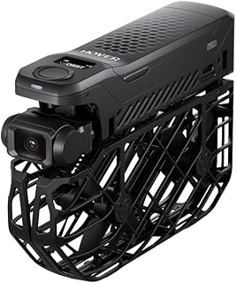 HOVERAir X1 PRO Drohne mit Kamera 4K, Faltbar Action Cam mit über 15 vollautomatischen Flugmodi, 42 KM/H, Fliegen überall mit OmniTerrain, Rückkollisions-Erkennung (Standard)