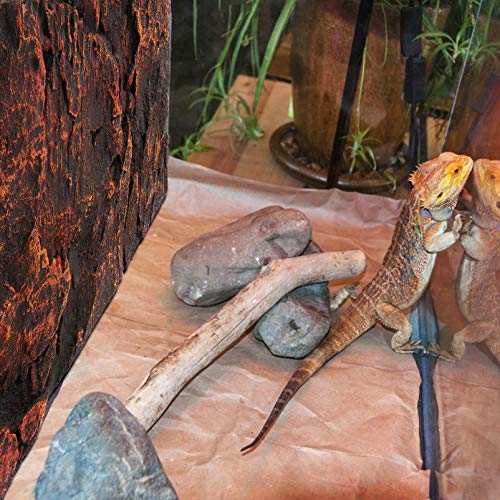 Ukcoco Aquarium Background Board, 3D Rock Stone Background Board Decorative For Reptiles Amphibians Turtles Waterfall Decor #TOP4