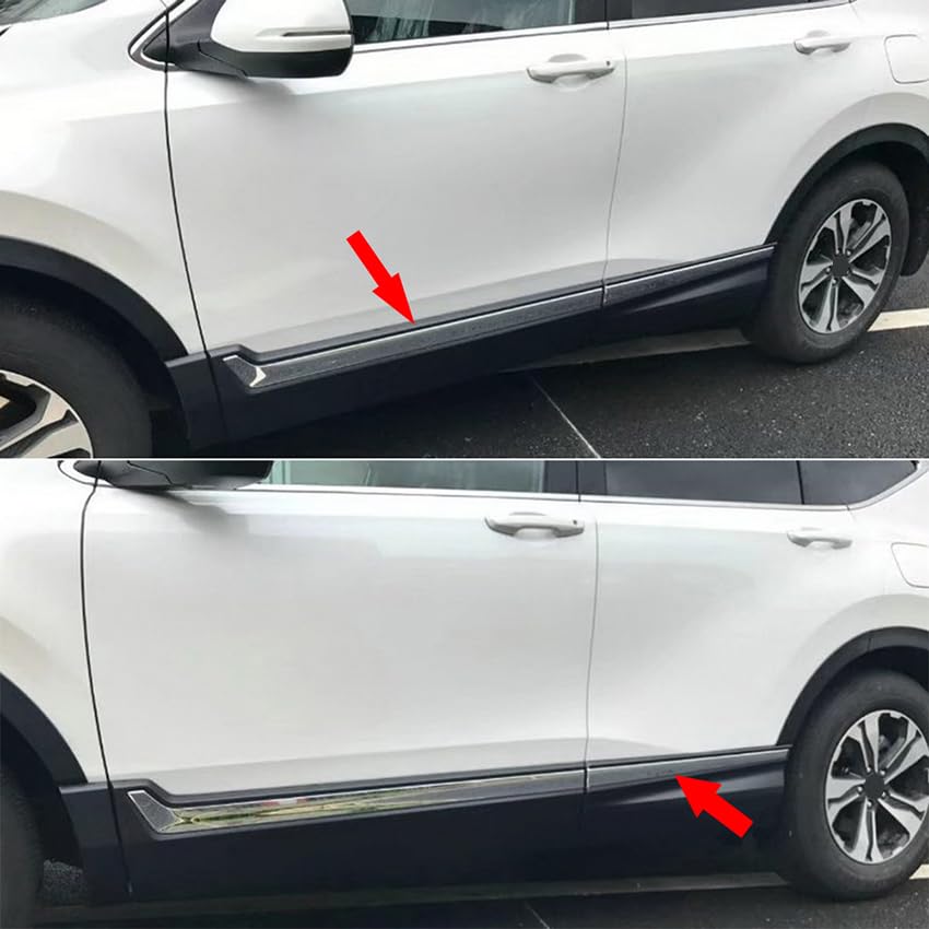 Beautost For Honda 2017 NEW CR-V CRV Chrome Body Side Door Molding Trim Cover