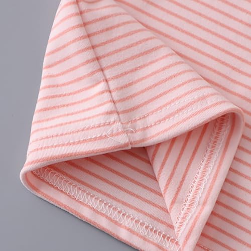 Little Boys Girls Turtleneck Striped Long Sleeve Shirts Casual Soft Pullover Slim Stretchy Crewneck Tops Kids Undershirt4