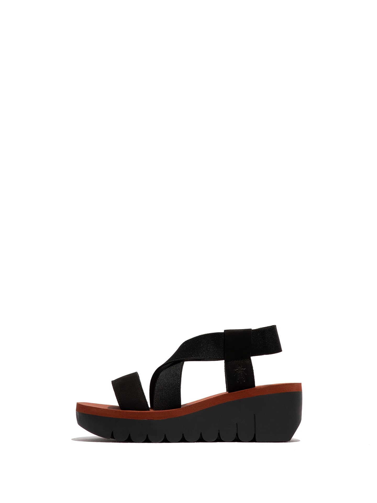 Infinity Leather Women's Burgundy Yabi922fly Cupido Leather Sandals Espadrille Platform Wedges In | : Size 8
