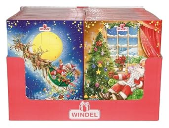 Windel Chocolate Advent Calendar Pack of 4