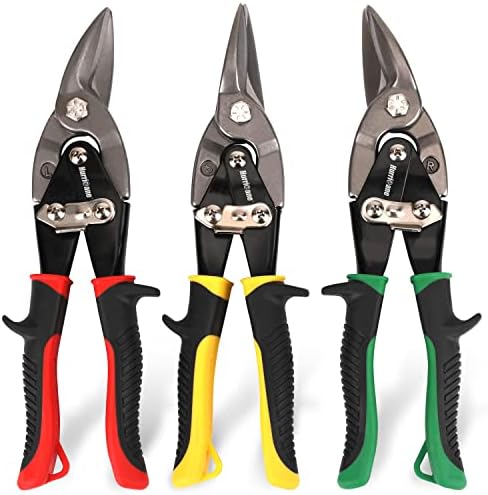 "Hurricane 3pc Tin Snips Set: Cut Sheet Metal Safely and Easily" 2 51203byDYoL. AC