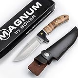 PERFEKTE GESCHENK-IDEE - das Outdoormesser lässt die Herzen von Messer-Sammlern & Jägern beim Anblick in der Vitrine, wie auch von Outdoor-Fans beim abendlichen Schnitzen am Lager-Feuer höher schlagen - wird in schwarzer Geschenkbox geliefert!