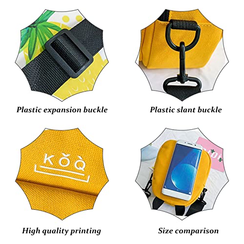 Canvas Messenger Bag, Cute and Fashion Canvas Shoulder Bag Crossbody Phone Bag With Zipper (black)3