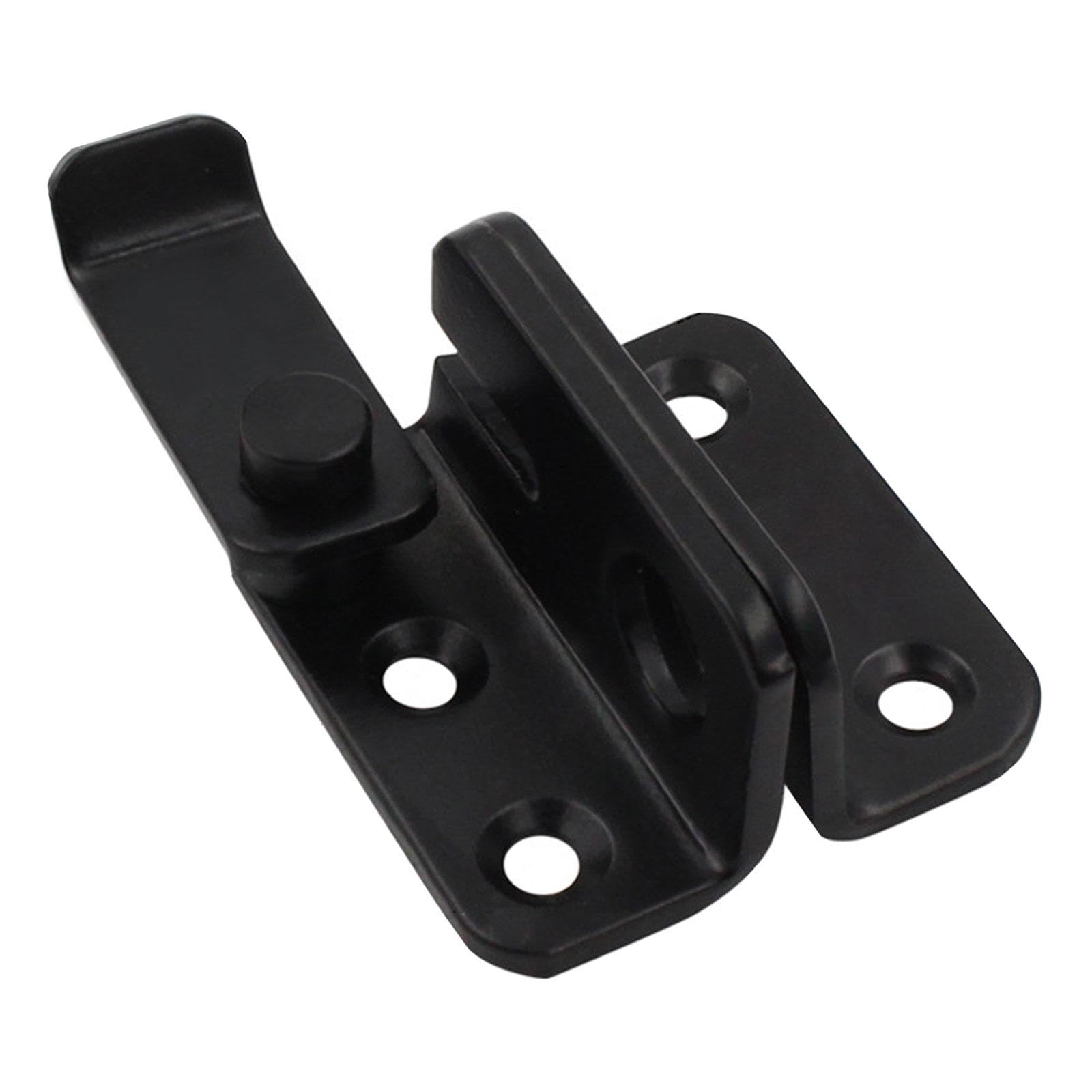 Flip Latch Gate Latch Hardware Safety Door Lock Catch for Barn Garage Window Black S Left Open-image-30