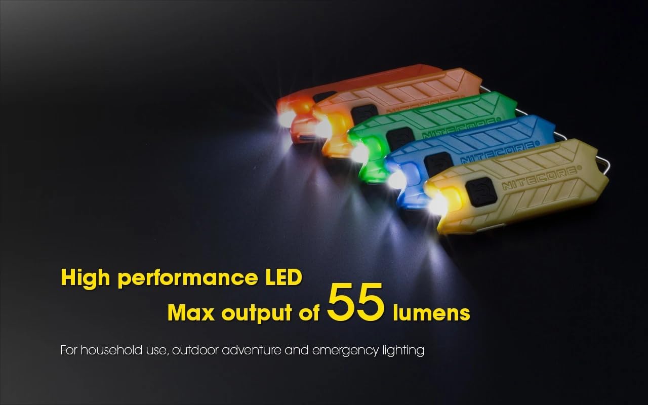Nitecore Tube V2.0 USB-C rechargeable (orange)