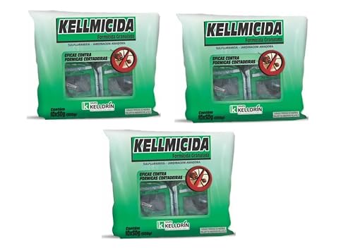 3 Pacotes Kellmicida Isca Granulada