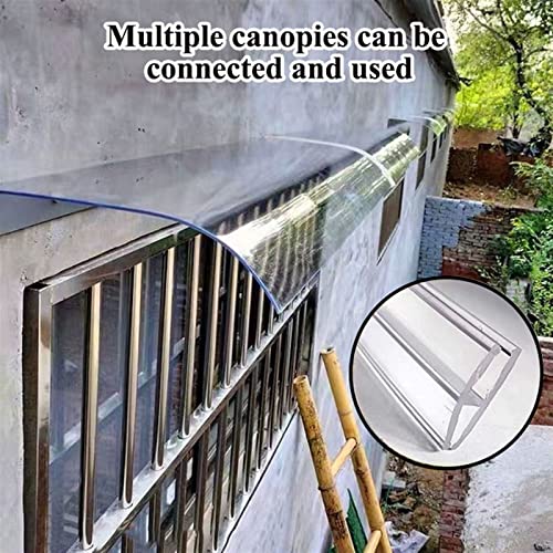 Toldo de policarbonato para ventana y puerta exterior con panel hueco 5