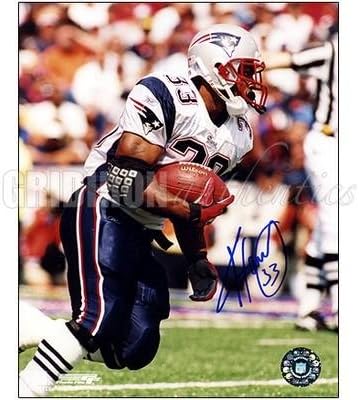 Kevin Faulk 8x10 Patriots White Jersey Action - Autographed NFL Photos ...