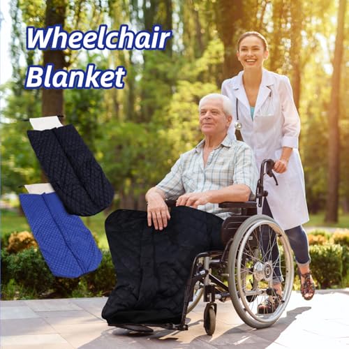 Couverture pour fauteuil roulant pour promenade d'un patient âgé - 3