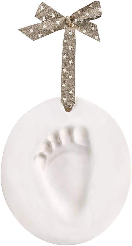 GRÜNSPECHT Organic Baby Impression Set, 1 Tin of Impression Compound & Accessories, Baby Handprint & Footprint - Image 5