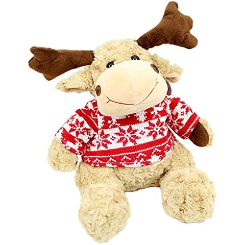 Carousel Toys and Gifts Ralph The Christmas Reindeer Soft Plush Toy 26cm Cover