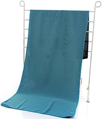 2Pcs Sports Cooling Microfiber Towel Chilly Instant Ice Cooling Travel Camping Running Cycling Jogging Gym Fitness Activities Cooling Neck Headband Scarf Sweat Cool Towel 13.78"x35.43"