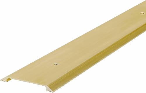 Umbral de puerta de aluminio de 36 pulgadas Brite Gold - MD Building Products 09613 Negro -,Oro brillante,Oro,Níquel Satinado,plateado