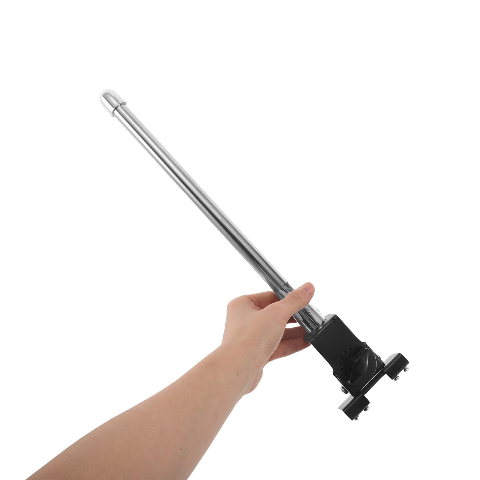 Antena Decorativa para Coche 36 Cm de Metal Negro Accesorio de Antena de Techo para Automóviles y Camionetas Aérea de Radio Soporte Resistente para Uso Exterior y Señal Mejorada