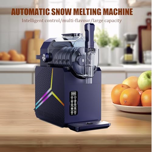 Schneekegel- und Slushie-Maschine, 5 voreingestellte Modi, 2,5 l Tank, digitales Touch-Panel, Schnellgefriereismixer, One-Touch-Steuerung, spülmaschinenfest – Bild 4