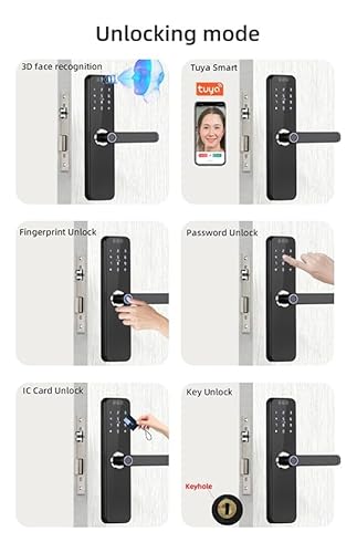 Fechadura digital com biometria K12 Compatível com o aplicativo Tuya Wifi Desbloqueio com scanner fa