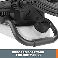 Vista 7 de Worx Lavadora a presión eléctrica de 13 amperios 1800 PSI con 3 boquillas - WG605