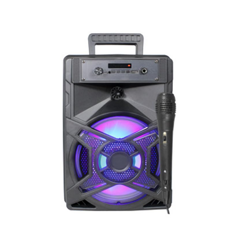 Altavoz Bluetooth inalámbrico 10W, Karaoke Integrado, Ideal para Fiestas y Entretenimiento en casa.