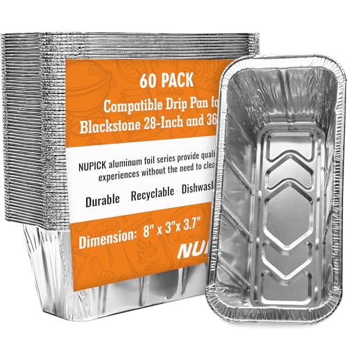 Imagen de NUPICK Paquete de 60 sartenes de goteo compatibles con Blackstone