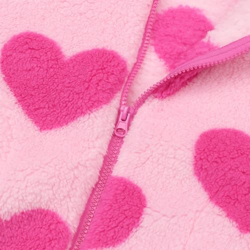Image of JESKIDS Girls' Boys Sherpa Fleece Vest Outwear Lightweight Solid Color Cute Jacket with Pockets 2-11 Years