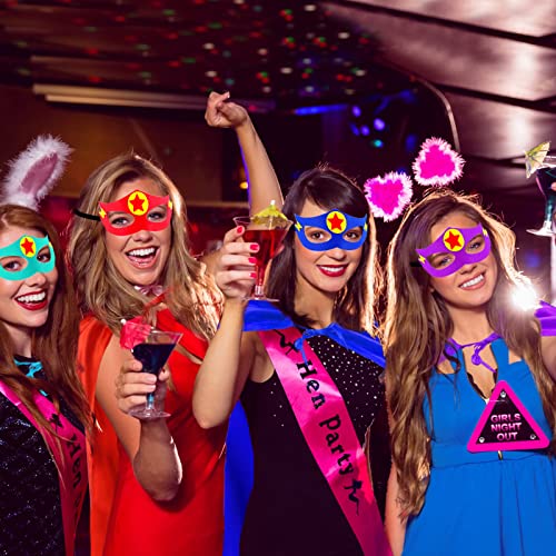 Irolewin Adults Superhero-Cape And Mask For Women Men Super-Hero Costumes Spirit Day Team Dress-Up-Halloween Party Favors (Blue) #TOP3