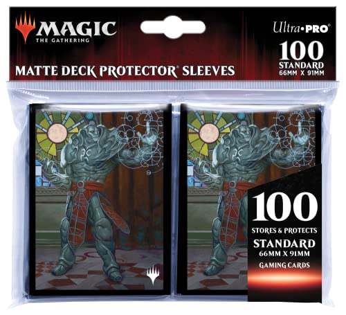 Ultra PRO - Magic: The Gathering - Dominaria United 100ct Standard Kartenhüllen (V1) - Schützen Sie Ihre Sammelkarten und Spielkarten mit ChromaFushion Tech vor Verschleiß, Rissen und Abblättern