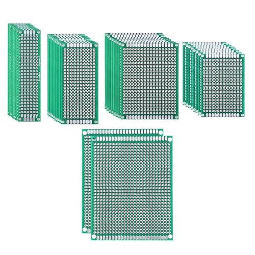 36pc多次元PCBボードセット 厚さ1.6mm ファイバーグラスプロトタイピング アナログ回路&プロジェクト用 両面