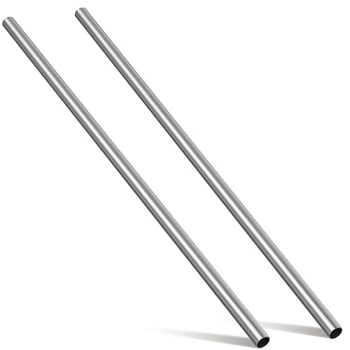 Miniatura 11 de Hicarer 2 Piezas Tubería de Acero Inoxidable 304 de 3/4" OD 24 Pulgadas de Longitud Pared de Tubo Engrosada y Tubería Soldable Calibre 16 Tubo