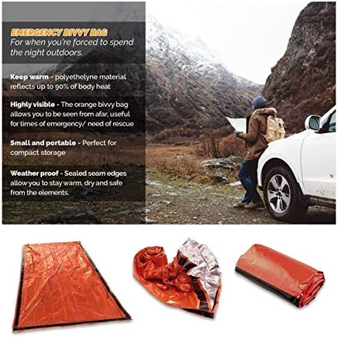 Bramble - 2 Premium Emergency Thermal Survival Weatherproof Sleeping/Bivvy Bag