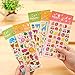 5 Blatt 3D Puffy Aufkleber Kinder Tiere Autos Niedlichen Cartoon Ozean Fisch Jungen Geschenk Schule Lehrer Belohnung Scrapbooking Spielzeug 2019 Neu