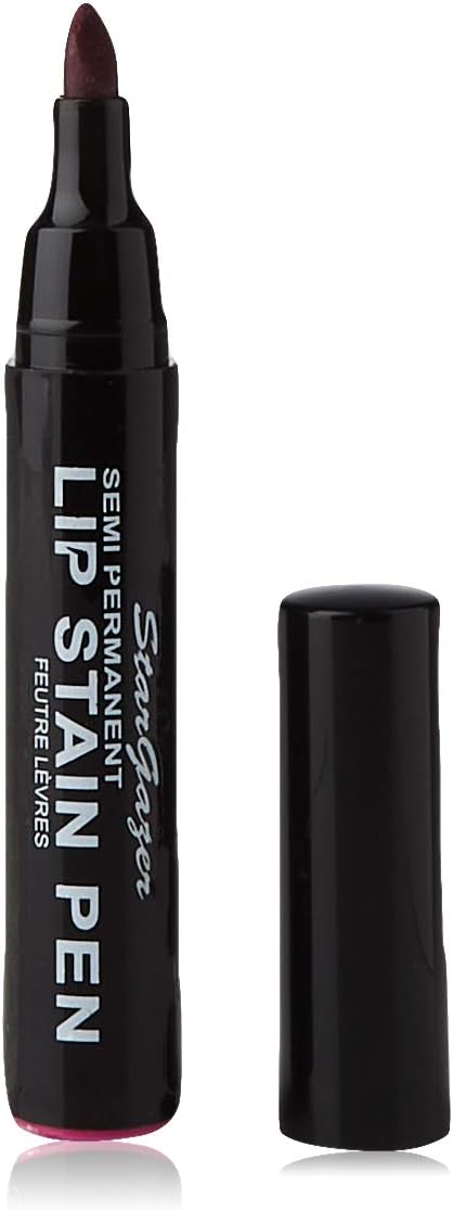 Stargazer Semi-permanent lip stain pen 11. Up to 12-hour creamy matte lip colour with a reversible nib.