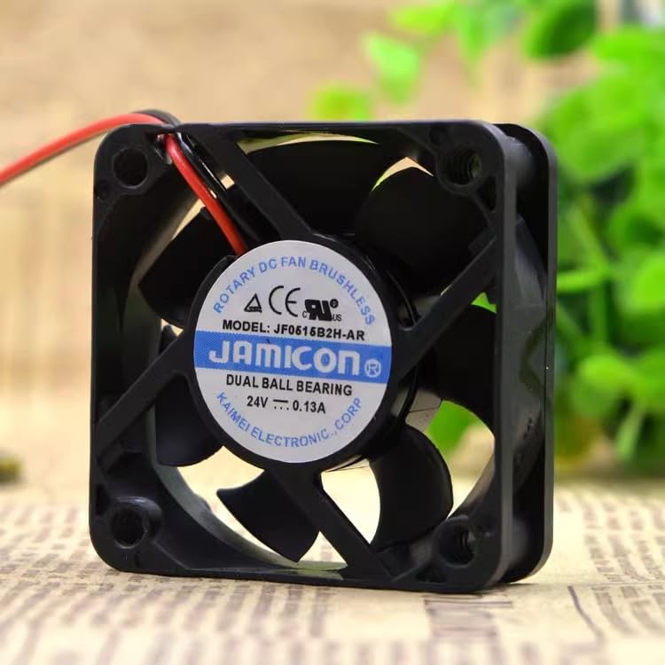 JF0515B2H-AR DC 24V 0.13A 5CM 5015 2-wire cooling fan