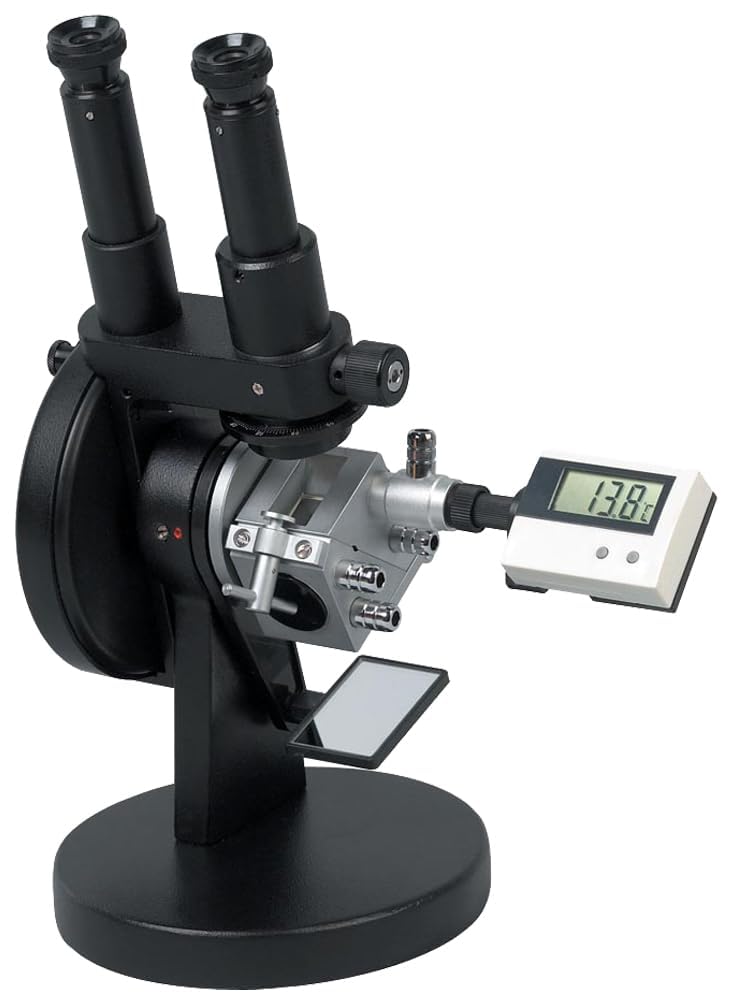 Abbe Refraktometer Fernglas Refraktometer Fernglas Abbe Refraktometer mit 1.3000-1.7000nd 0-95% Brix Genauigkeit ±0.0003 Messung des Brechungsindex Nd Digitale Anzeige der Temperatur