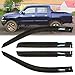 4pcs Original Shatterproof Rainproof Side Window Wind Deflectors for HILUX 05-21,Outside Mount Rain Guards Sets,Nice Looking Window Visors for Cars,Vent Deflector for 2005-2021 Toyota HILUX Crew 94983