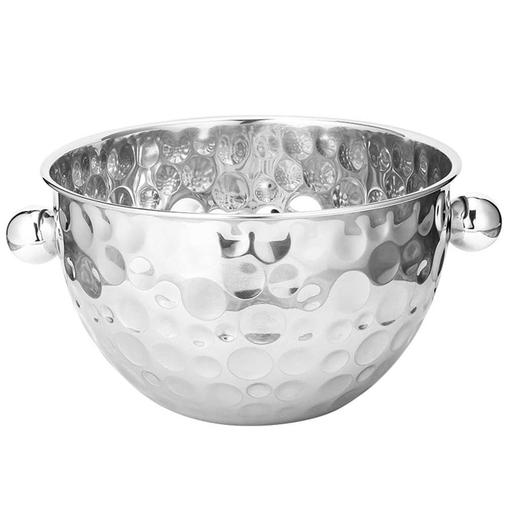 UDSKNV[KSL Stainless Steel Ice Bucket Set(4L& 6L) Includes Scoops for Outdoor Events for Parties, Weddings