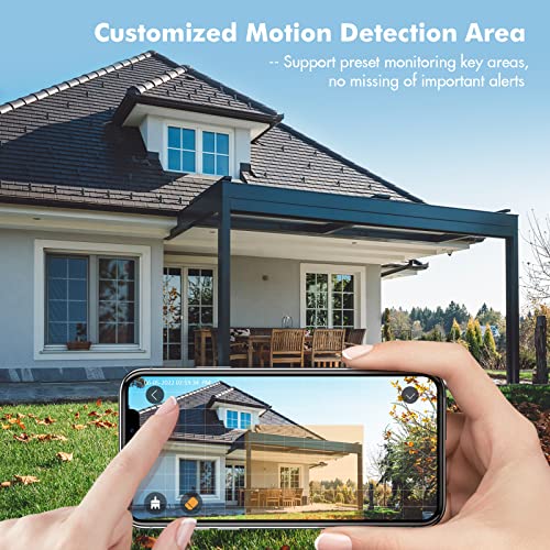 Zumimall Security Cameras Wireless Outdoor, 2K 360° Ptz Outdoor Camera Wireless, Solar Security Cameras For Home, Spotlight & Siren/2.4G Wifi/3Mp Color Night Vision/2-Way Talk/Pir Detection/Sd/Cloud #TOP7