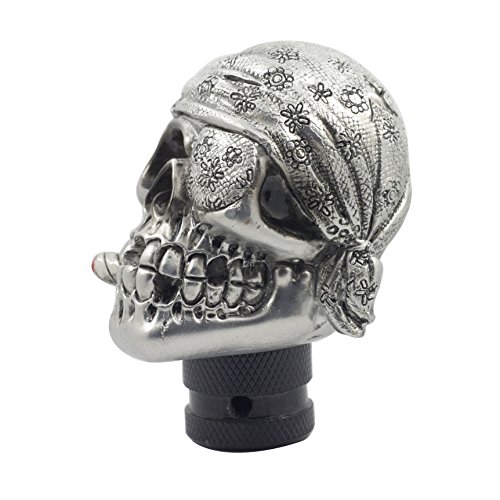 Mavota Sliver Pirate Skull Manual Automatic Gear Shift Knobs