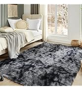 Rugs for Bedroom, Area Rug for Living Room, Fluffy Shag Carpets for Dorm Home Decor Aesthetic (Ti...