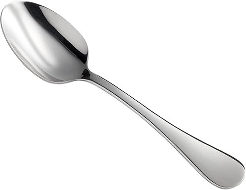 Miniatura 4 de TrueCraftware Juego de 12 cucharaditas de acero inoxidable Tahoe - Cubertería de acero inoxidable para cocina para el hogar y restaurante para