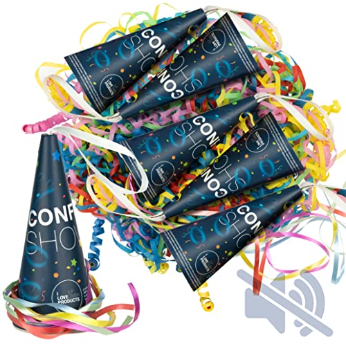 Bombe Nouvel An Set De 10) Serpentins En Papier à Lancer PARTY Décoration Blanc Bombe Serpentin