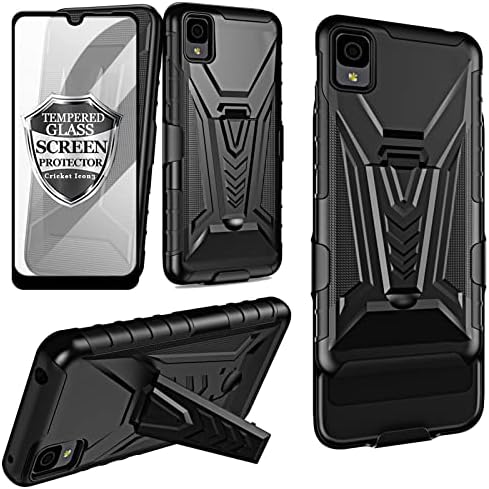 Coque Alcatel TCL 30Z / TCL 30 LE - Protection Choc Militaire + Verre Trempé + Anneau Magnétique 360° - Support Voiture Compatible