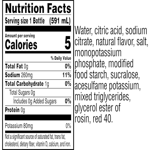 Image of Gatorade Thirst Quencher Zero Sugar Sports Drink, Strawberry Kiwi, 20oz Bottles, 8 Pack, Electrolytes for Rehydration