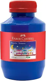 Tinta Guache Faber-Castell, Azul - 250ml