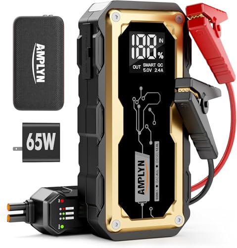 Image of Portable 5000A DMI Jump Starter,12V Car Battery Jump Starter