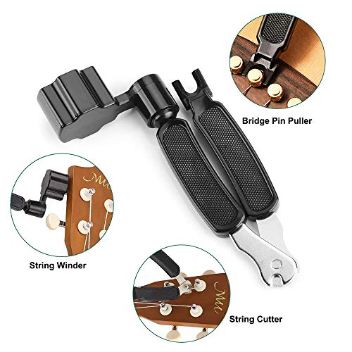 KKmoon W006 Kit de Reparo de Guitarra Kit de Cuidados de Guitarra Conjunto de Ferramentas de Manuten